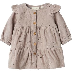 Lil Atelier Jurk - Corduroy - NbfBine - Ethereum - Lil Atelier - 1 jaar (80) - Jurk