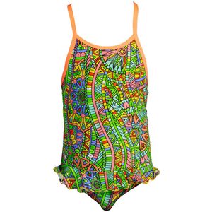 Funkita Zwempak - UV50+ - Gordel Frill - Muntachtig Mixer - Funkita - 1½ jaar (86) - Badmode