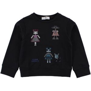 Young Versace Sweatshirt - Navy m. Strass - Versace - 4 jaar (104) - Sweatshirt