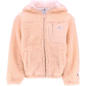 Champion Cardigan m. Capuchon - Pluche - Roze - Champion - 15-16 jaar (170-176) - Cardigan