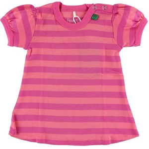 Freds World Jurk - Roze/Koraal Gestreept - Freds World - 68 - Jurk