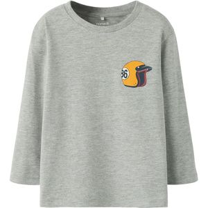 Name It Blouse - Nmmradolf - Grey Melange - Name It - 3 jaar (98) - Shirts