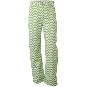 Hound Jeans - Wave Gedrukt Denim - Green - Hound - 10 jaar (140) - Jeans