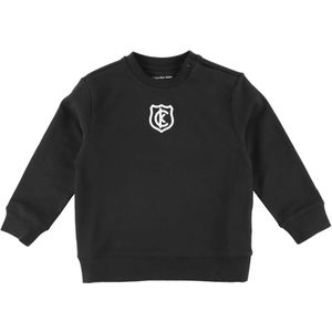 Calvin Klein Sweatshirt - Wapen Logo - Ck Zwart - Calvin Klein - 1½ jaar (86) - Sweatshirt