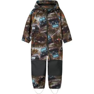 Name It Softshellpak m. Fleece - NmmAlfa08 - Rozijn/modder Race - Name It - 1½ jaar (86) - Softshell