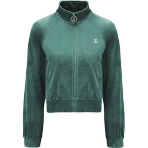 Juicy Couture Cardigan - Fluweel - Tijm - Juicy Couture - XXS - Xtra Xtra Small - Cardigan