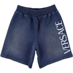 Versace Sweatshorts - Blauw - Versace - 8 jaar (128) - Shorts