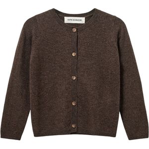 Sofie Schnoor Cardigan - Gebreid - Wol - Cisse - Brown Fudge - Sofie Schnoor - 4 jaar (104) - Cardigan