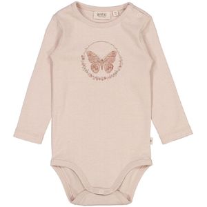 Wheat Romper l/s - Butterflies - Pale Lilac - Wheat - 68 - Romper L/S