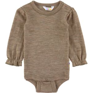 Joha Romper l/s - Wol/Zijde - Beige Melange - Joha - 50 - Romper L/S