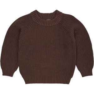 Copenhagen Colors Blouse - Gebreid - Dark Brown - Copenhagen Colors - 1½ jaar (86) - Shirts