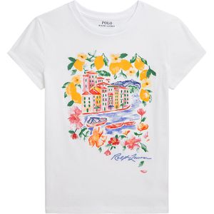 Polo Ralph Lauren T-Shirt - Wit m. Print - Polo Ralph Lauren - 5 jaar (110) - T-Shirts