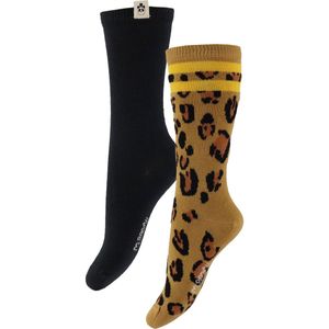 Mini Rodini Sokken - 2-pack - Basic Leopard - Multi - Mini Rodini - 20/23 - Sokken