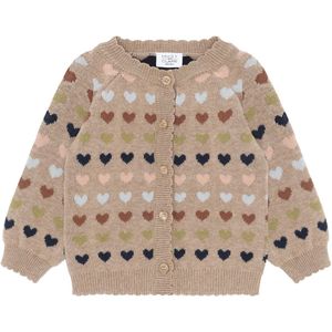 Hust and Claire Cardigan - Gebreid - HCCamilla - Biscuit m. Hart - Hust and Claire - 2 jaar (92) - Cardigan