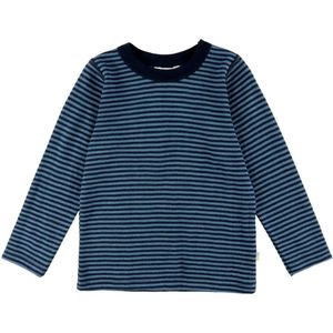 Joha Blouse - Wol - Blauw m. Strepen - Joha - 150 - Shirts