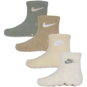 Nike - Sokken - Pale Ivory Heather - 4-pack - Antislip