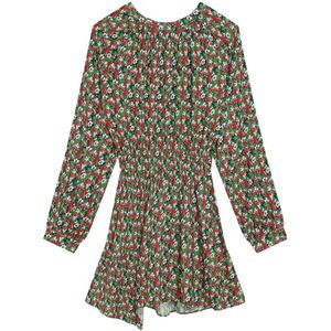 Zadig & Voltaire Jurk - Limoen m. Bloemen - Zadig & Voltaire - 8 jaar (128) - Jurk