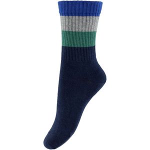 Melton Sokken - Brede strepen - June Bug - Melton - 23/26 - Sokken