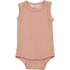 Joha Romper u/æ - Wol/Zijde - Perzik - Joha - 50 - Romper Mouwloos