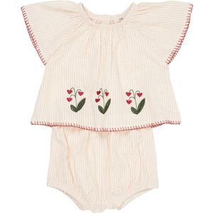 Copenhagen Colors Shorts Set - Dusty Rose W. Cream Stripe W. Ber - Copenhagen Colors - 2 jaar (92) - Shorts