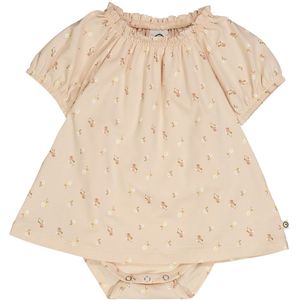 Müsli Body met Rok s/s - Anemonen - Conditioner Rose/Maïs/Condit - Müsli - 74 - Romper S/S