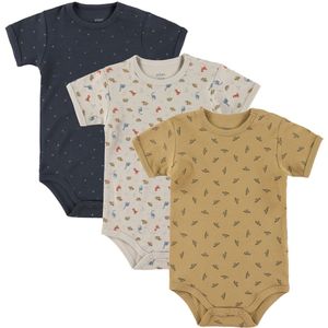 Pippi Romper - 1 st. - Assorti - K/Æ - Gekleurd m. Patroon - Pippi Baby - 68 - Romper S/S