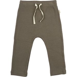 Petit Piao Broek - Rib - Modaal - Aarde Brown - Petit Piao - 62 - Broeken - Katoen