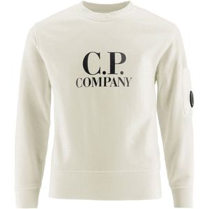 C.P. Company Sweatshirt - Gaas White m. Zwart - C.P. Company - 10 jaar (140) - Sweatshirt