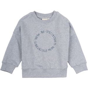 Petit Piao Sweatshirt - Light Grey Melange - Petit Piao - 1 jaar (80) - Sweatshirt