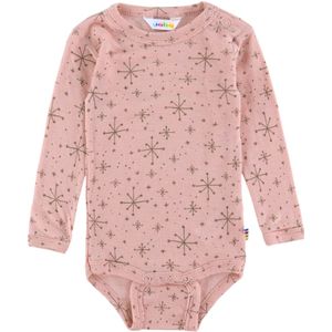Joha Romper l/s - Wol - Roze m. Sterren - Joha - 50 - Romper L/S