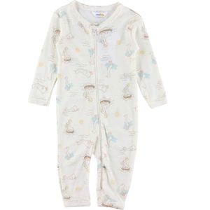 Joha Boxpak - Wol/Zijde - Off White m. Print - Joha - 60 - Boxpak