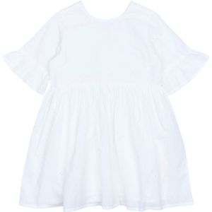 The New Jurk - TnNancy - Bright White m. Borduurwerk Engels - The New - 3-4 jaar (98-104) - Jurk