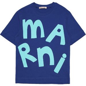 Marni T-Shirt - Blauw m. Turkoois - Marni - 12 jaar (152) - T-Shirts
