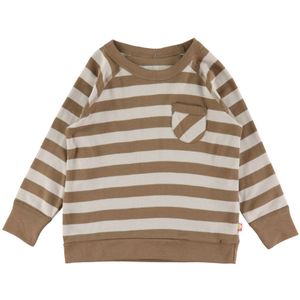 Katvig Blouse - Bruin/Beige Gestreept - Katvig - 1 jaar (80) - Shirts