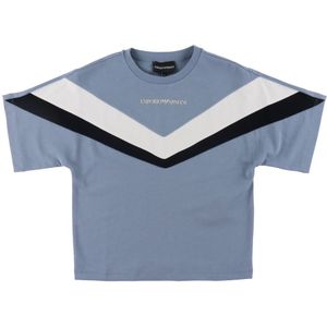 Emporio Armani T-Shirt - Blauw - Emporio Armani - 6 jaar (116) - T-Shirts