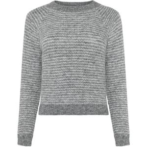 Grunt Blouse - Gebreid - GrCienne - Dark Grey - Grunt - 8 jaar (128) - Shirts