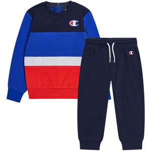 Champion Sweatset - Sweatshirt/Joggingbroek - Blauw/Rood/Wit - Champion - 68 - Joggingpakken