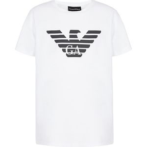 Emporio Armani T-Shirt - Wit m. Navy - Emporio Armani - 6 jaar (116) - T-Shirts