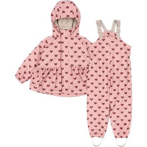 Konges Sløjd Regenkleding m. Bretellen/Fleece - PU - Palm - Amou - Konges Sløjd - 2 jaar (92) - Regenkleding