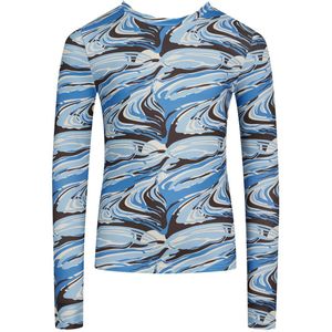 Grunt Blouse - Rib - Ik - Blauw - Grunt - 14 jaar (164) - Shirts