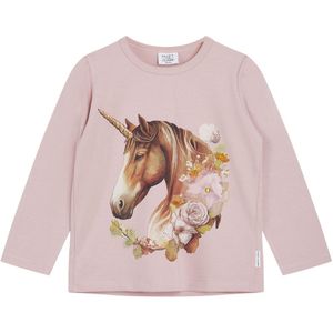 Hust and Claire Blouse - Anie - Dusty Rose m. Eenhoorn - Hust and Claire - 1½ jaar (86) - Shirts