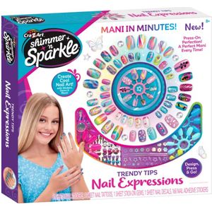 Nagelversiering - Trendy Tips - Press-On Nagels - Diverse Ontwerpen - Creatief Speelgoed