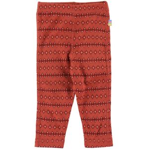 Joha Leggings - Wol - Kastanje m. Patroon - Joha - 60 - Leggings - Wol