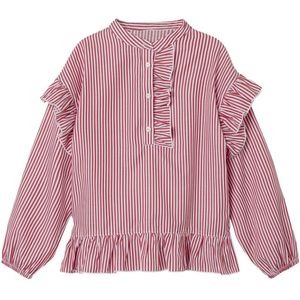 Name It Overhemd - NkfJenne - Tomatenpuree - Name It - 6 jaar (116) - Overhemd