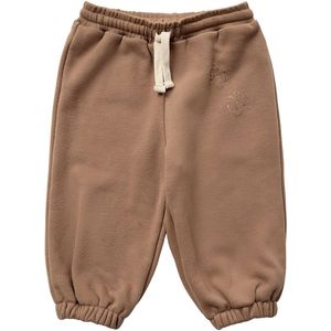 Sofie Schnoor Joggingbroek - Cashewnoten Brown m. Print - Sofie Schnoor - 74 - Joggingbroek