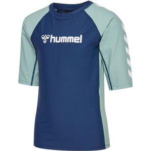 Hummel Zwemtop - UV40+ - HmlFiji - Dark Denim - Hummel - 7 jaar (122) - Badmode