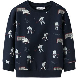 Name It Sweatshirt - NmmSofus - Navy Blazer - Name It - 2 jaar (92) - Sweatshirt