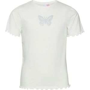 Vero Moda Girl T-Shirt - VmLilo - Snow White/Vlinderdas - Vero Moda Girl - 6 jaar (116) - T-Shirts