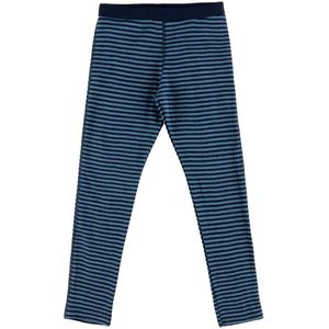Joha Leggings - Wol - Blauw m. Strepen - Joha - 110 - Leggings - Wol