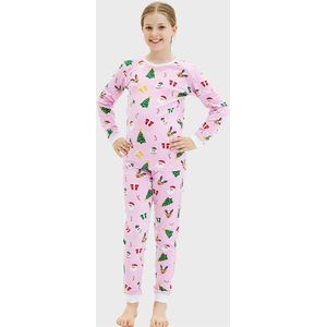 Jule-Sweaters Pyjama set - De Roze - Roze - Jule-Sweater - 1-2 jaar (80-92) - Pyjama - Tweedelig